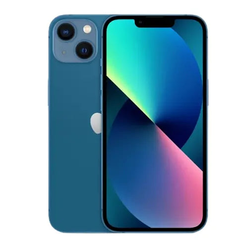 Apple iPhone 13 SIM free in blue with dual cameras and edge-to-edge display by CTR MOBILE