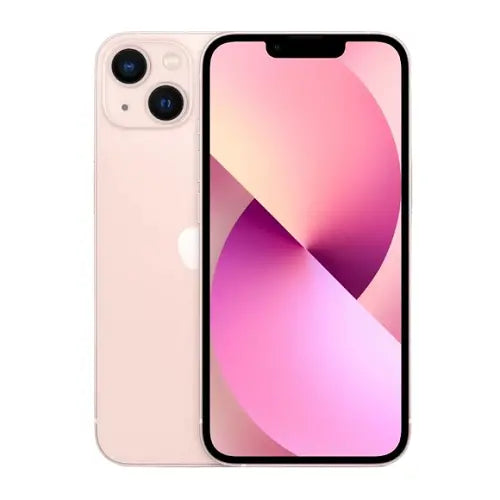 Apple iPhone 13 SIM free in pink with dual rear cameras and edge-to-edge display by CTR MOBILE